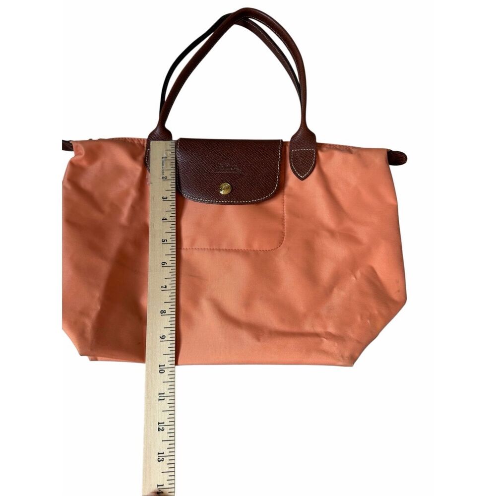 Longchamp Tote Bag Paris Le Pliage Orange Nylon - Picture 5 of 13